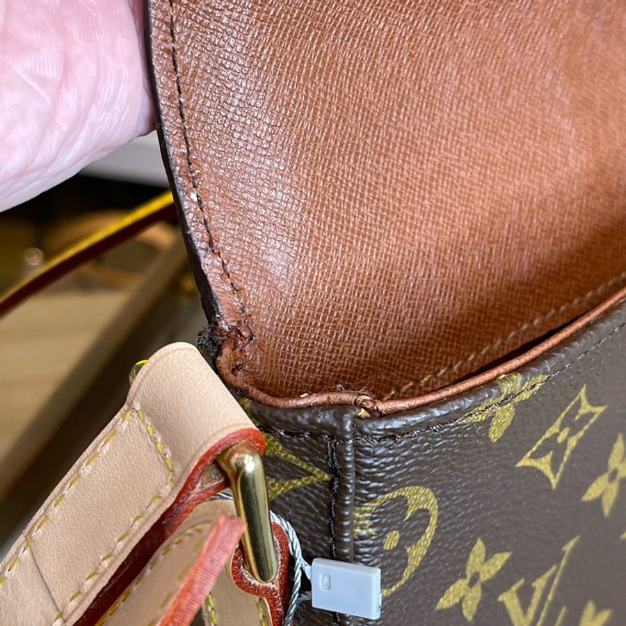 Louis Vuitton 老花古董GM大號盾牌包💖專櫃換皮超新-13