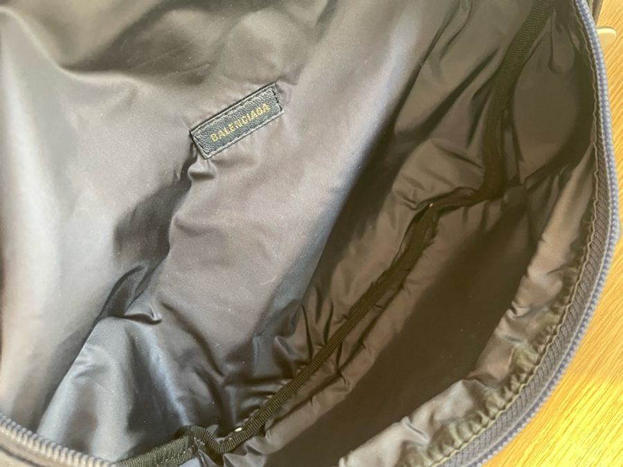 Balenciaga - 巴黎世家 藍紅色帆布腰包-5