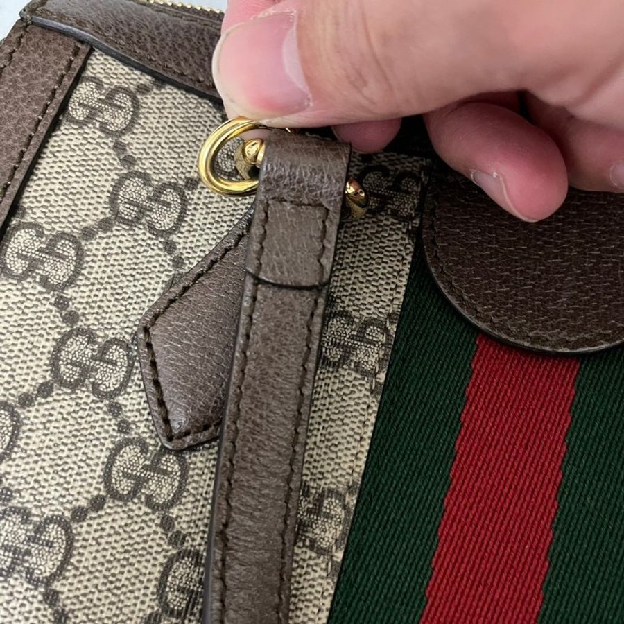 爆款Gucci Ophidia系列GG小號托特包甜甜價-7
