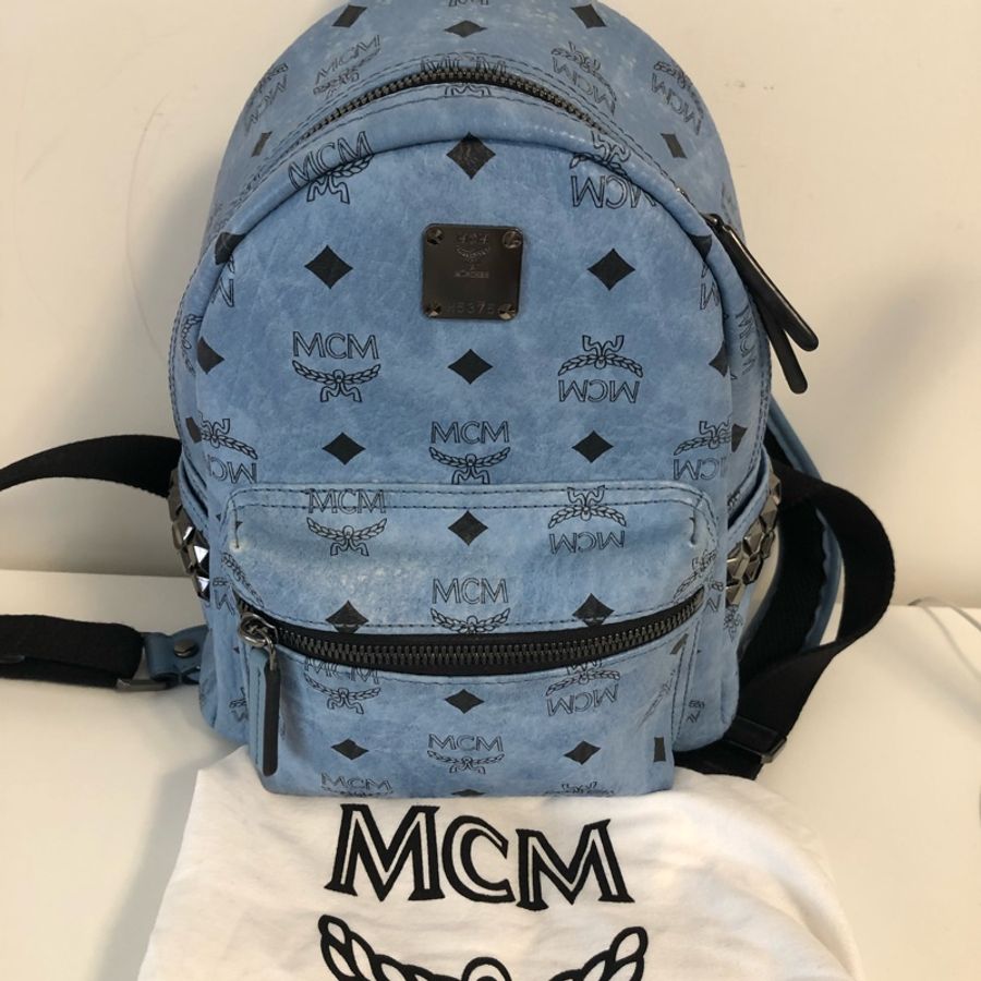 MCM 後背包 Mini (Denim色)-0