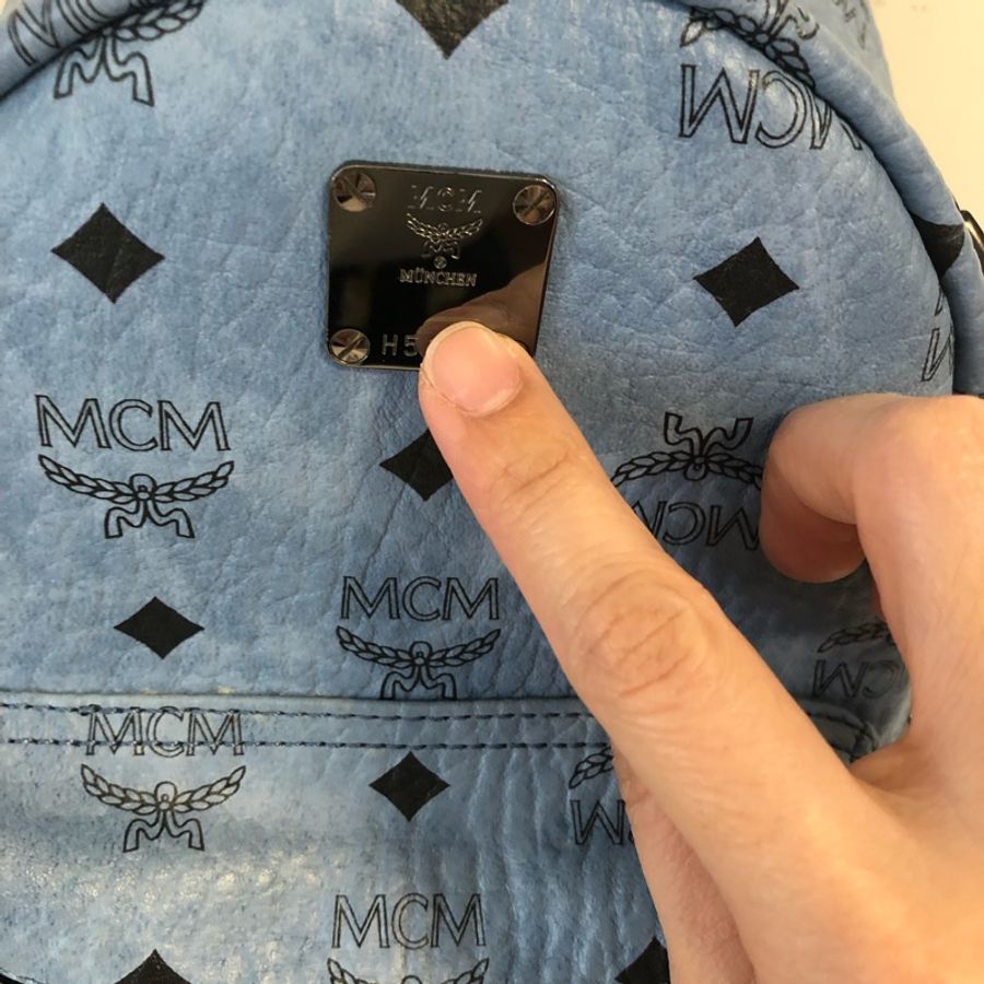 MCM 後背包 Mini (Denim色)-1
