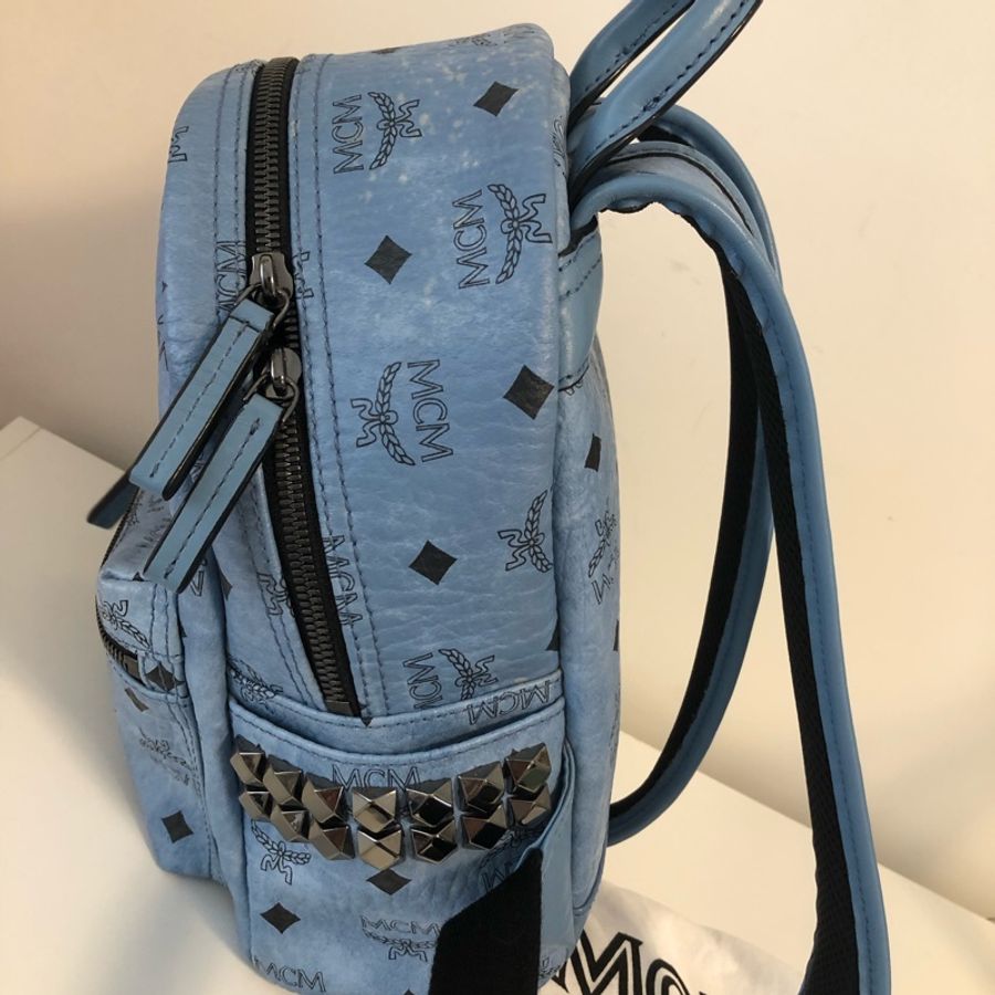 MCM 後背包 Mini (Denim色)-3