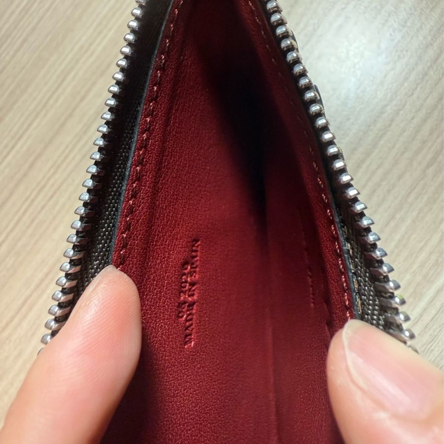Loewe 卡其拼色卡包-1