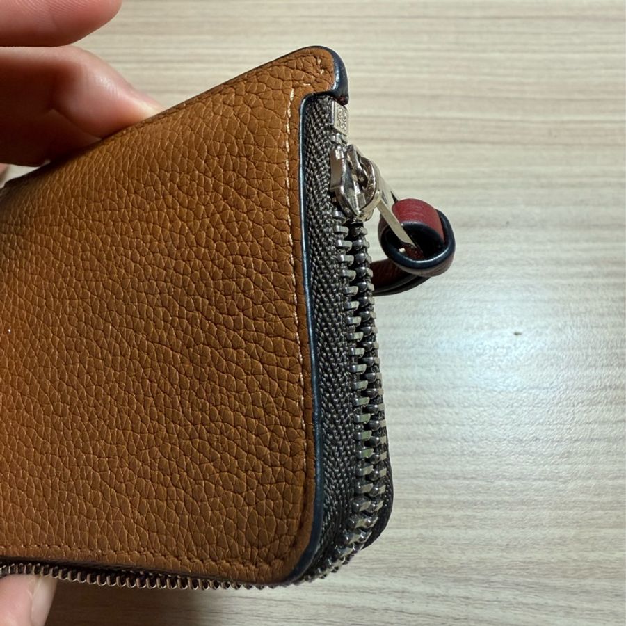 Loewe 卡其拼色卡包-2
