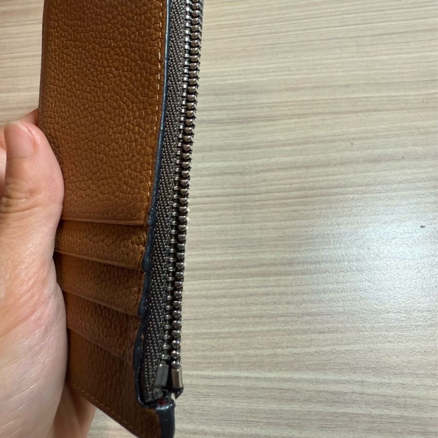 Loewe 卡其拼色卡包-3