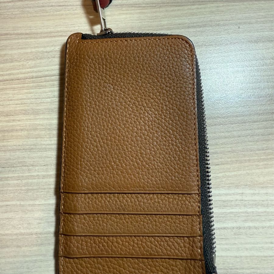 Loewe 卡其拼色卡包-4