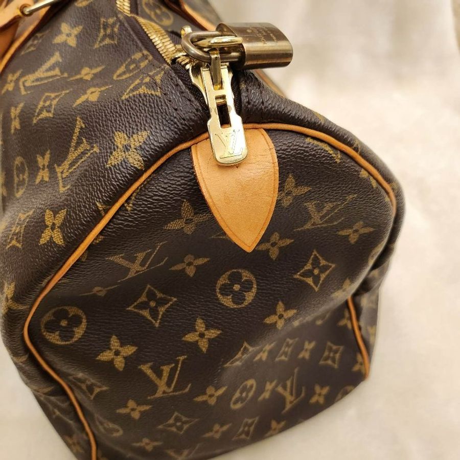 Jill客人下訂🎀👜曼蒂二手精品👜🎀 LV老花經典行李袋45公分 keepall45 LV旅行袋-5