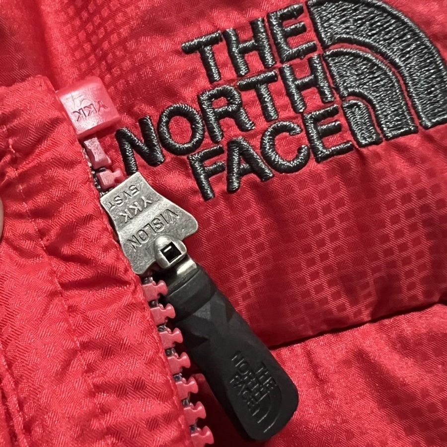 The North Face 550 北臉 連帽羽絨外套 機能 戶外 保暖 防寒 防風 防潑水 北面 厚夾克 登山 紅色 二手-4
