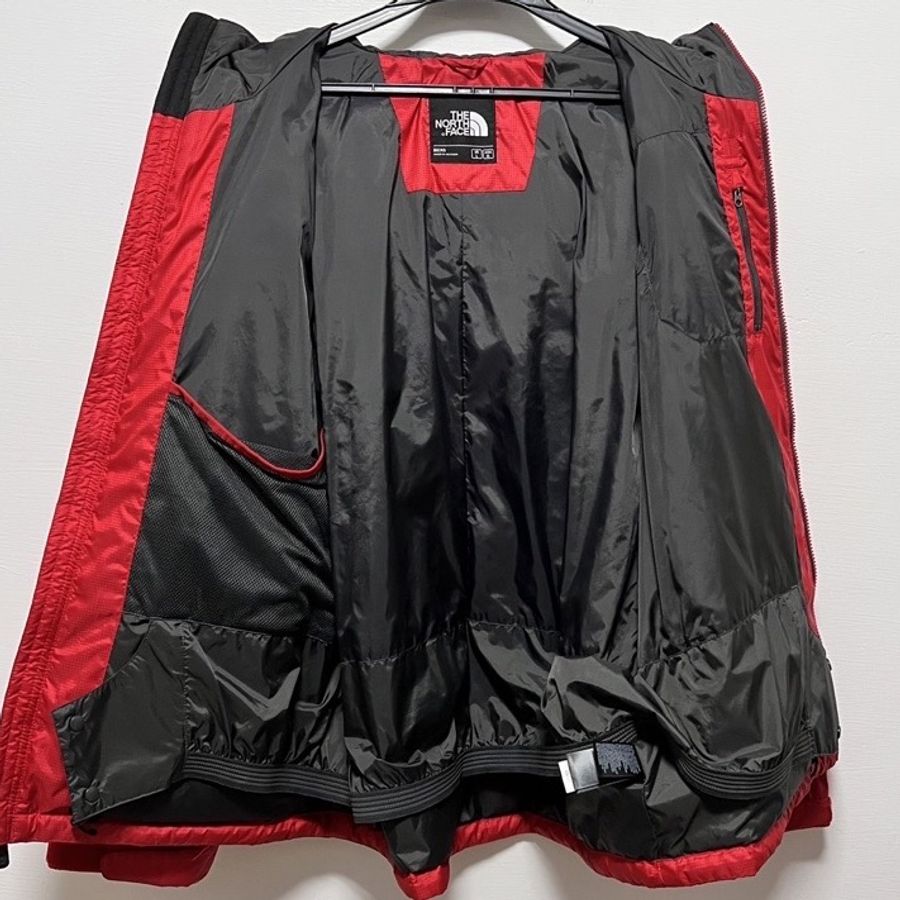 The North Face 550 北臉 連帽羽絨外套 機能 戶外 保暖 防寒 防風 防潑水 北面 厚夾克 登山 紅色 二手-5