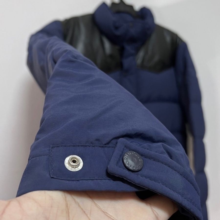 HEAD PORTER PLUS|藤原浩主導 牛革拼接 羽絨外套 日本 吉田 品牌 二手 美品 Vintage風 冬季厚外套 陳冠希 木村拓哉-3