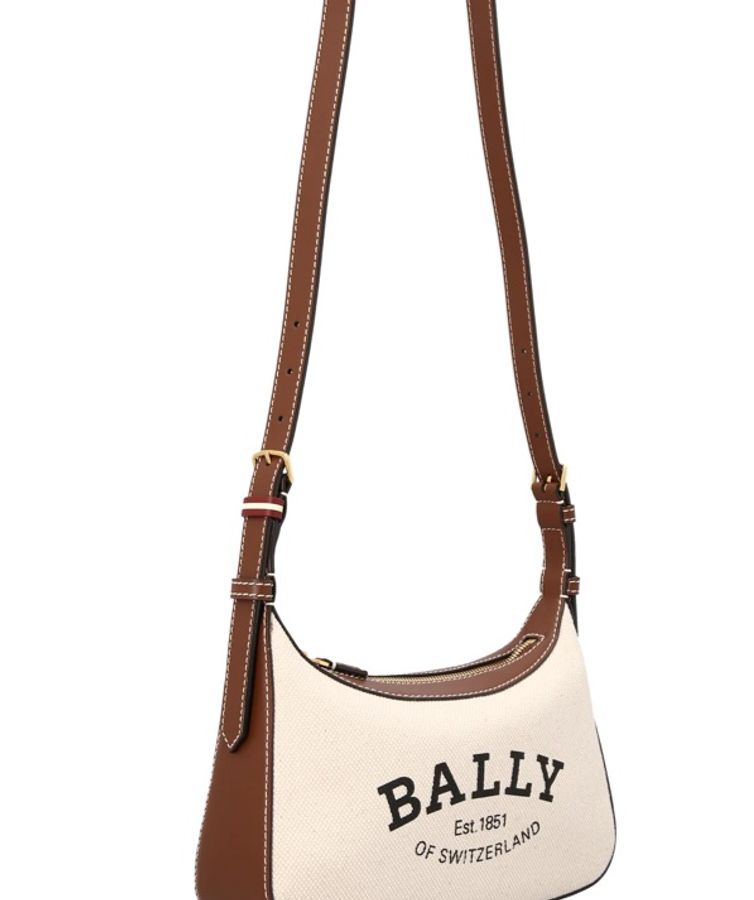 Bally Logo Printed Shoulder Bag 肩背斜背兩用包-5