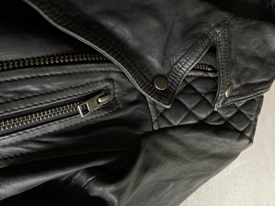 ALLSAINTS 經典騎士 皮衣 全新-3