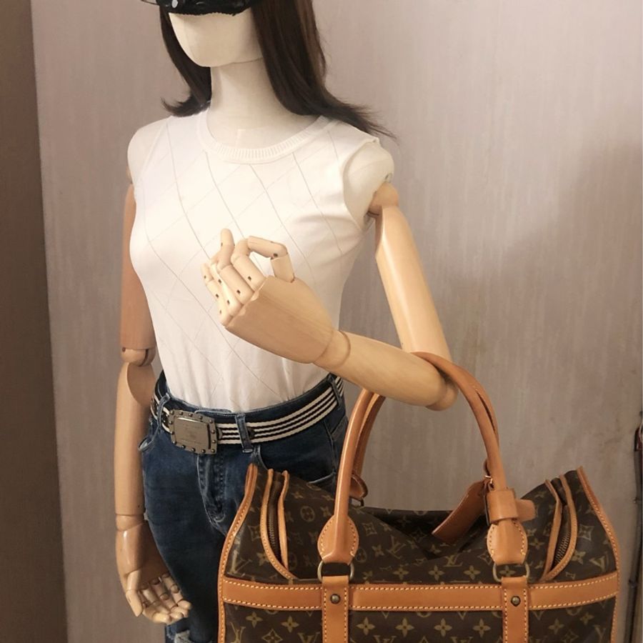 LV Louis Vuitton 絕版老花旅行箱包vintage1982-0