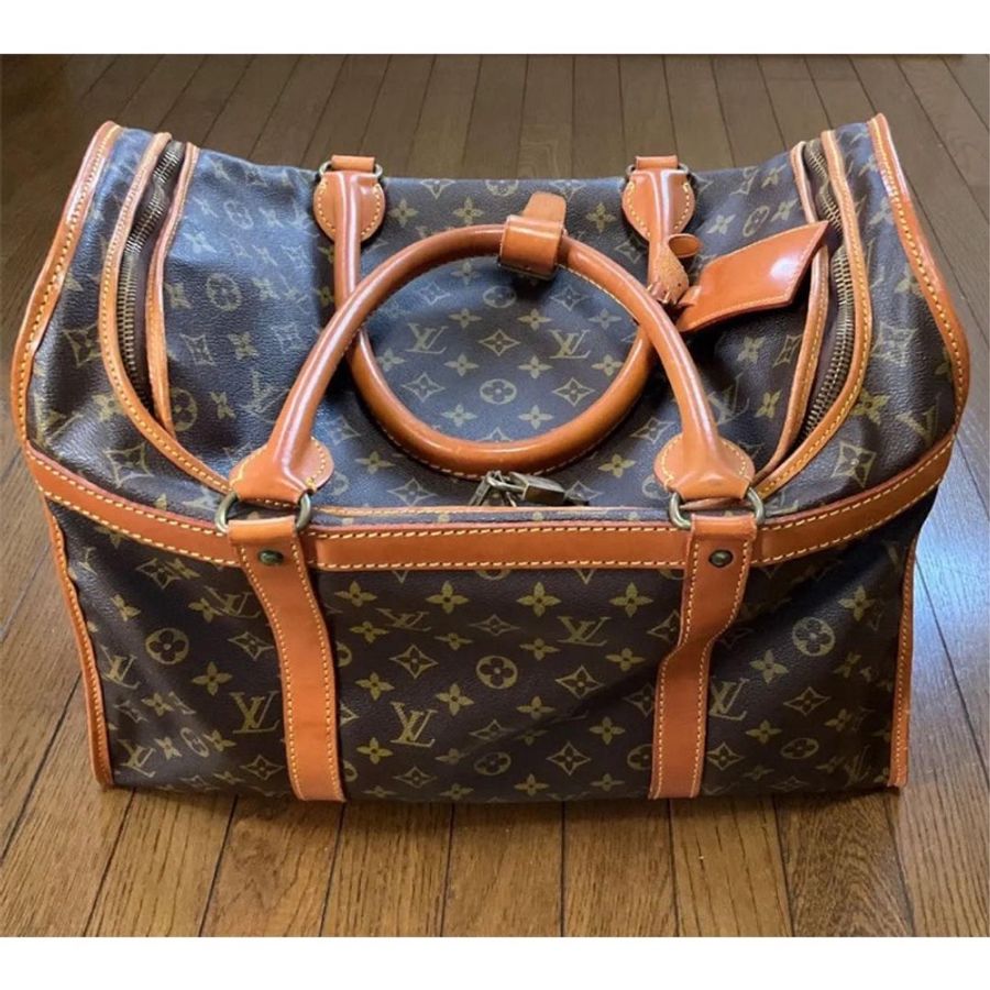 LV Louis Vuitton 絕版老花旅行箱包vintage1982-3