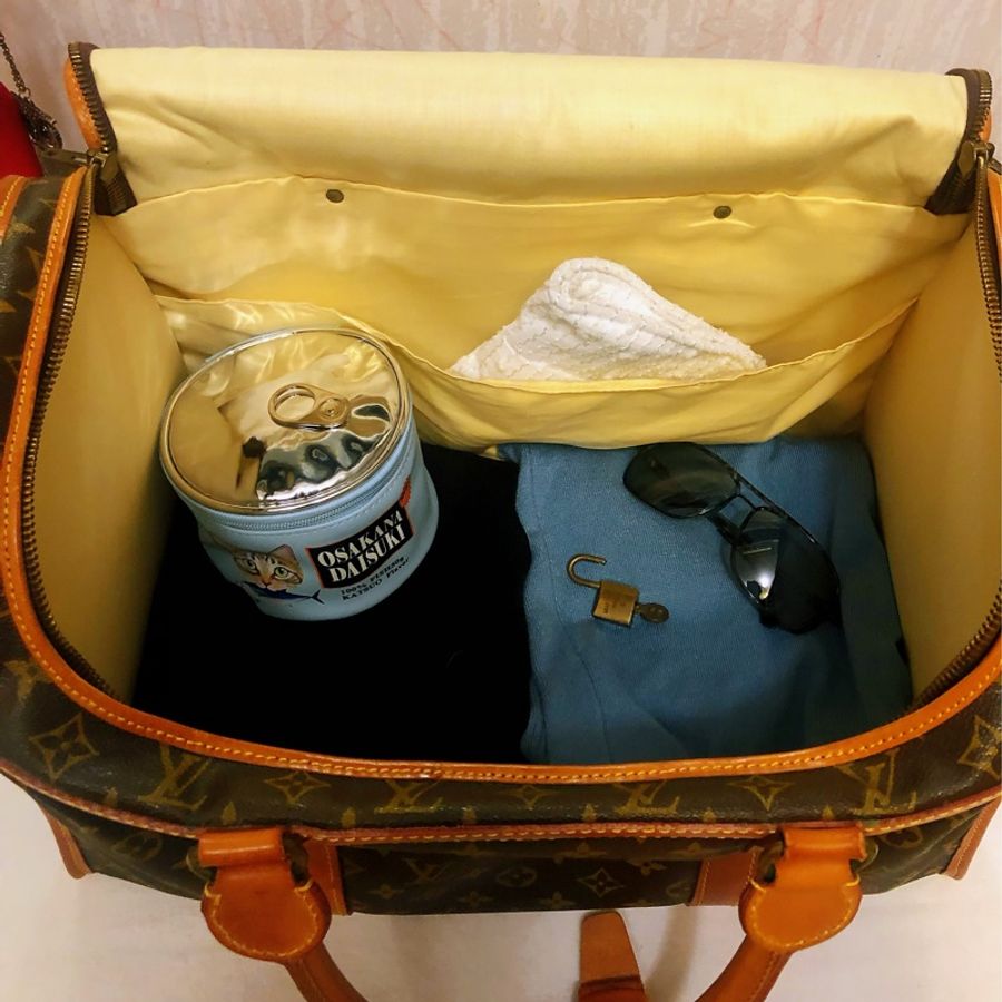 LV Louis Vuitton 絕版老花旅行箱包vintage1982-8