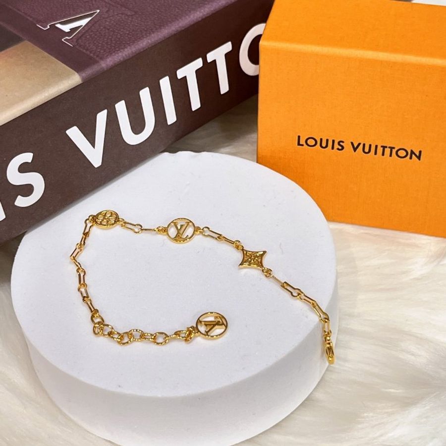 Louis Vuitton LV 金色LOGO FORVER YOUNG手鍊/飾品-0