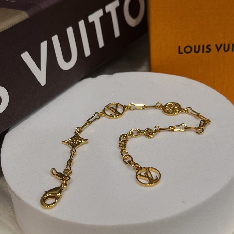 Louis Vuitton LV 金色LOGO FORVER YOUNG手鍊/飾品-3