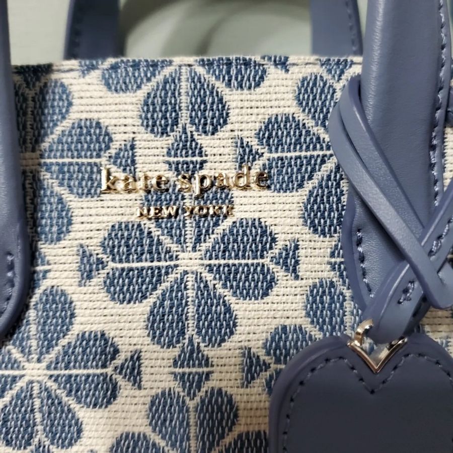 全新Kate Spade 布老花小琴譜包-2