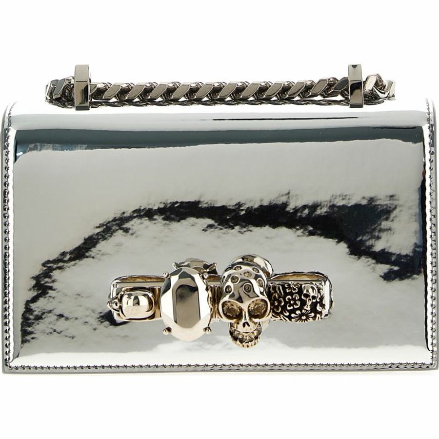 【義大利直送】全新品 'Mini jewelled sat leather' 斜挎包-0