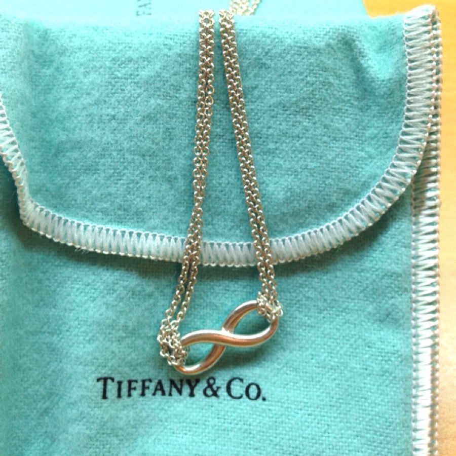 Tiffany & Co infinity 雙鍊項鍊-0