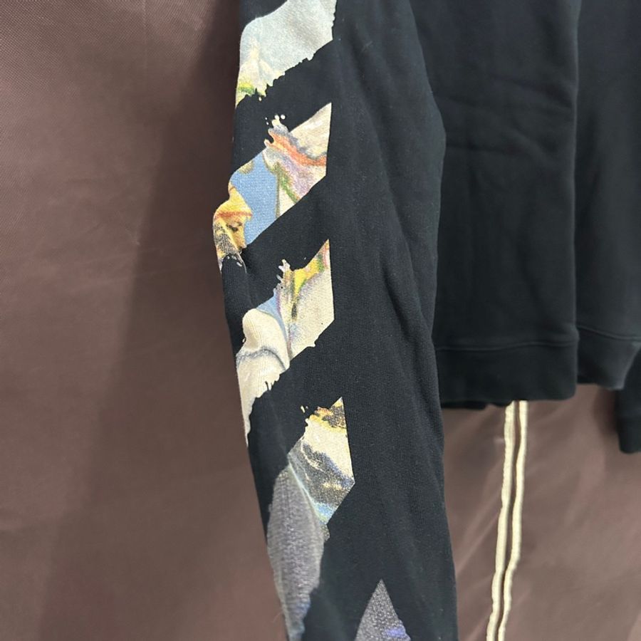 off-white 油畫長袖衛衣 正品 免運!-1