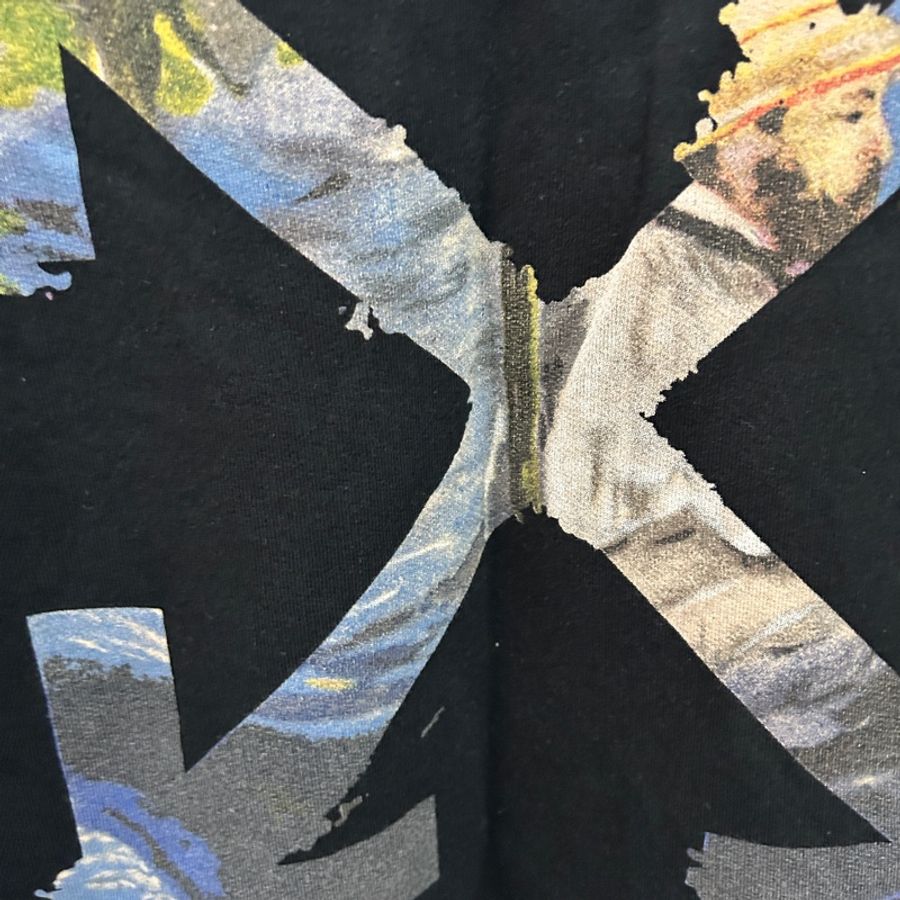 off-white 油畫長袖衛衣 正品 免運!-8