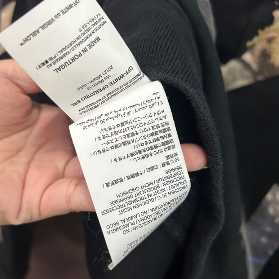 off-white 油畫長袖衛衣 正品 免運!-11