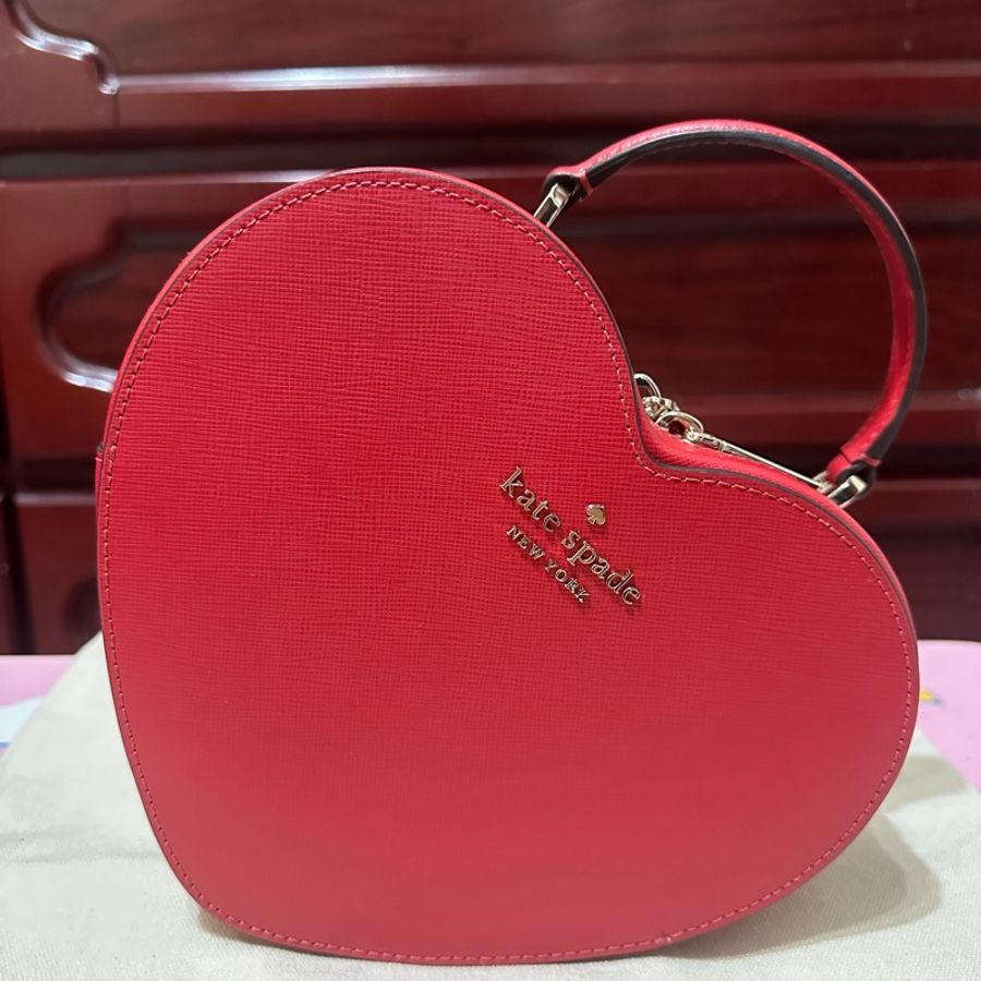 Kate Spade 愛心肩背手提包-3