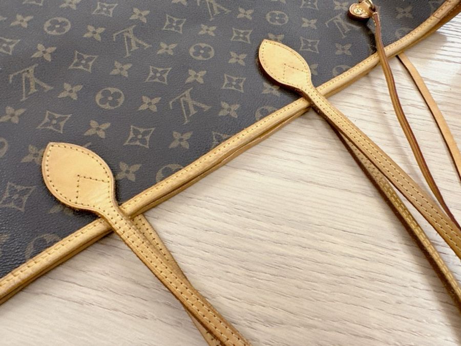 (出售)二手品 Louis Vuitton Neverfull monogram老花大款帆布肩背/手提包-11