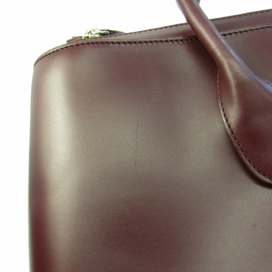 【日本直送】Tod's 酒紅色女士皮革單肩包、托特包酒紅色-5