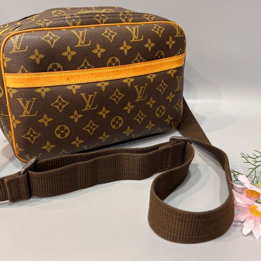 Louis Vuitton LV 老花字紋 小記者包/斜背包/肩背包/男包-9