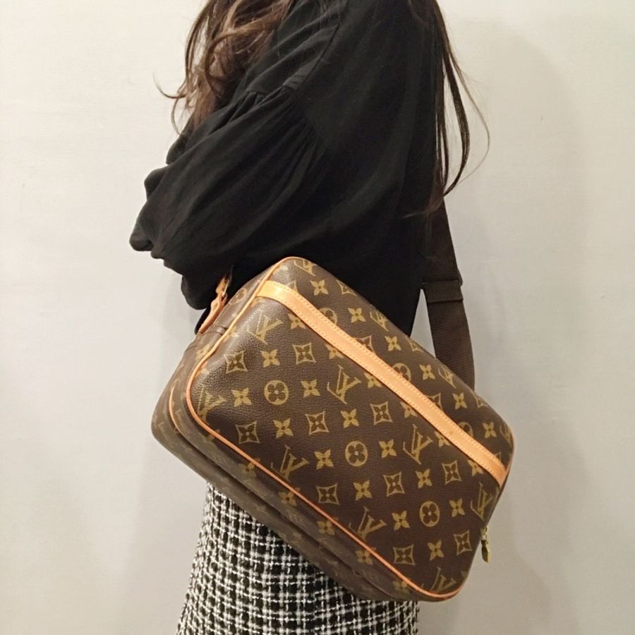 Louis Vuitton LV 老花字紋 小記者包/斜背包/肩背包/男包-12