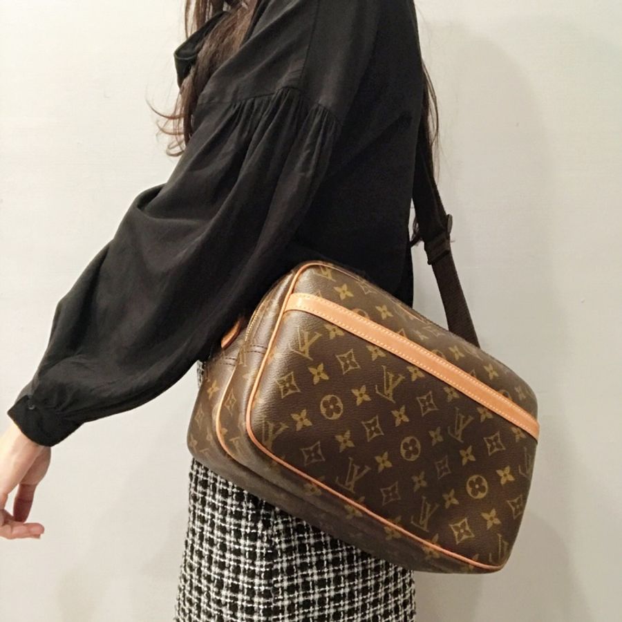 Louis Vuitton LV 老花字紋 小記者包 斜背包/肩背包/男包-13
