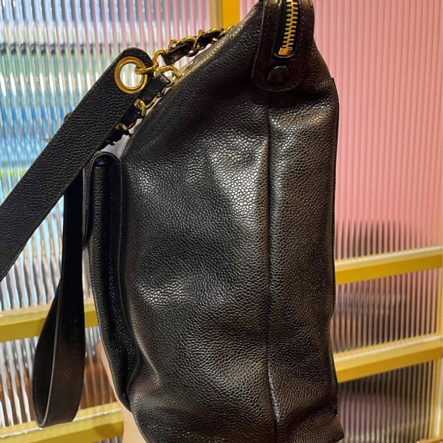 Chanel vintage 金球托特包-3