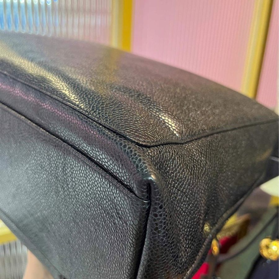 Chanel vintage 金球托特包-17