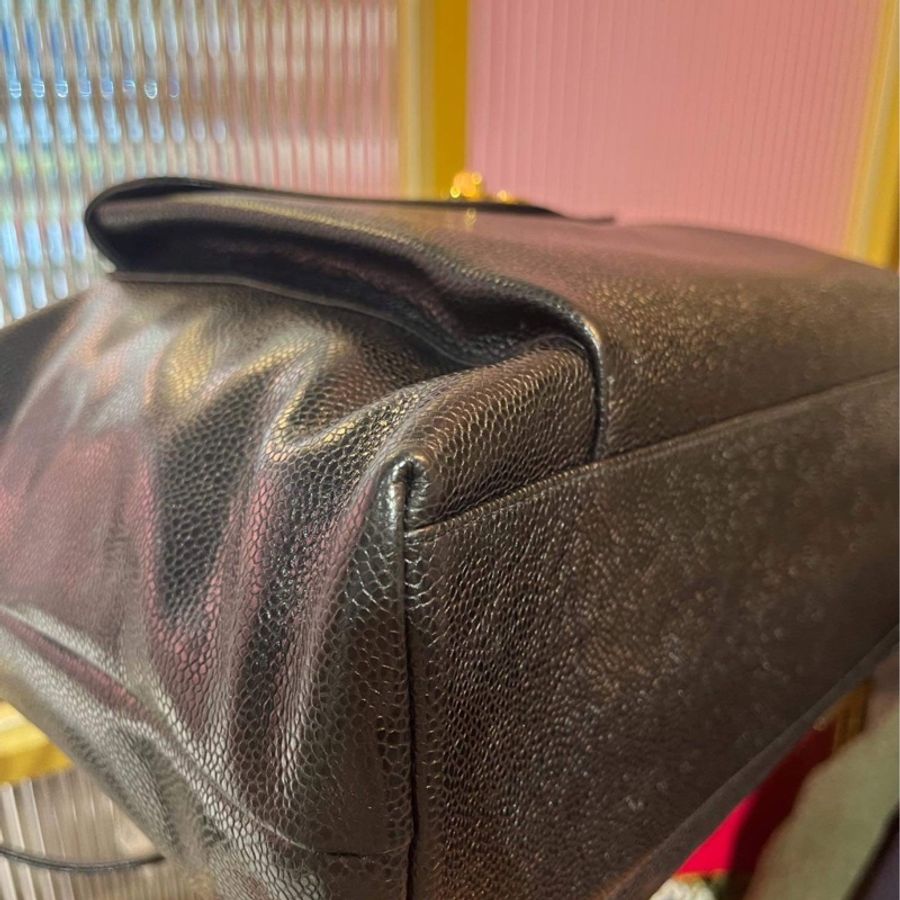 Chanel vintage 金球托特包-18