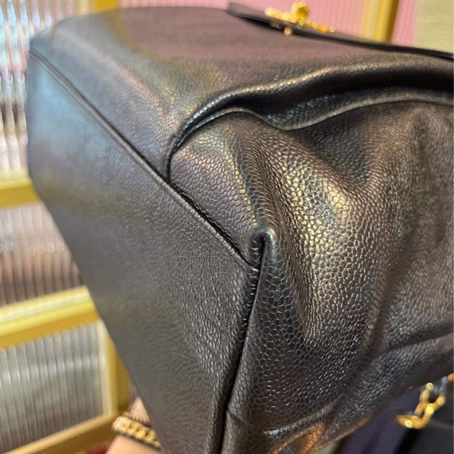 Chanel vintage 金球托特包-19