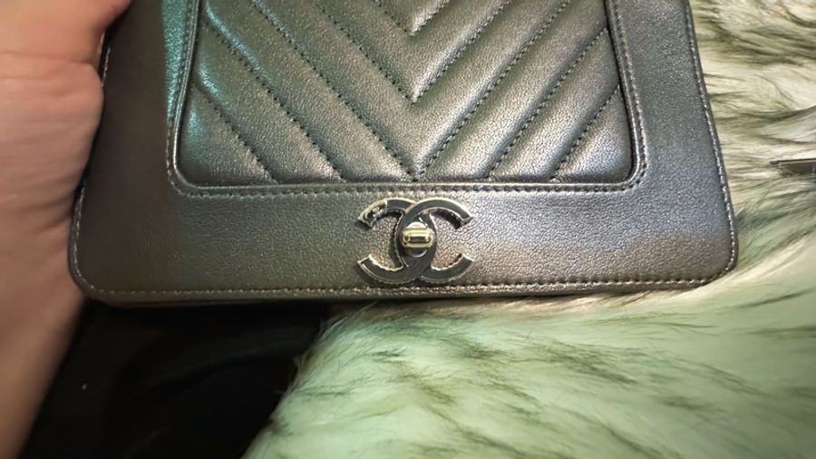 Chanel 香奈兒 Mademoiselle Wallet On Chain 黛妃款鏈包 晚宴包-4