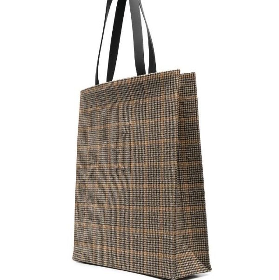 Nina Ricci 羊毛格紋方形Tote bag-7