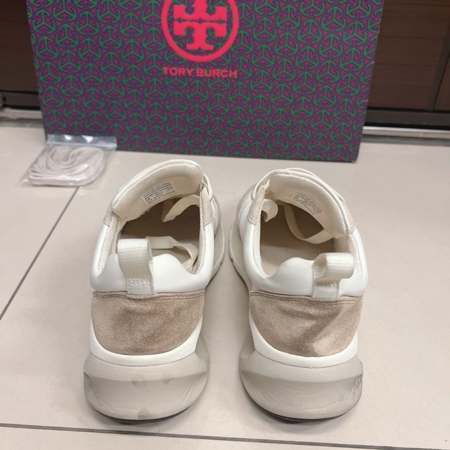 Tory burch GOOD LUCK TRAINER 運動鞋 6號/23cm 奶茶色-3