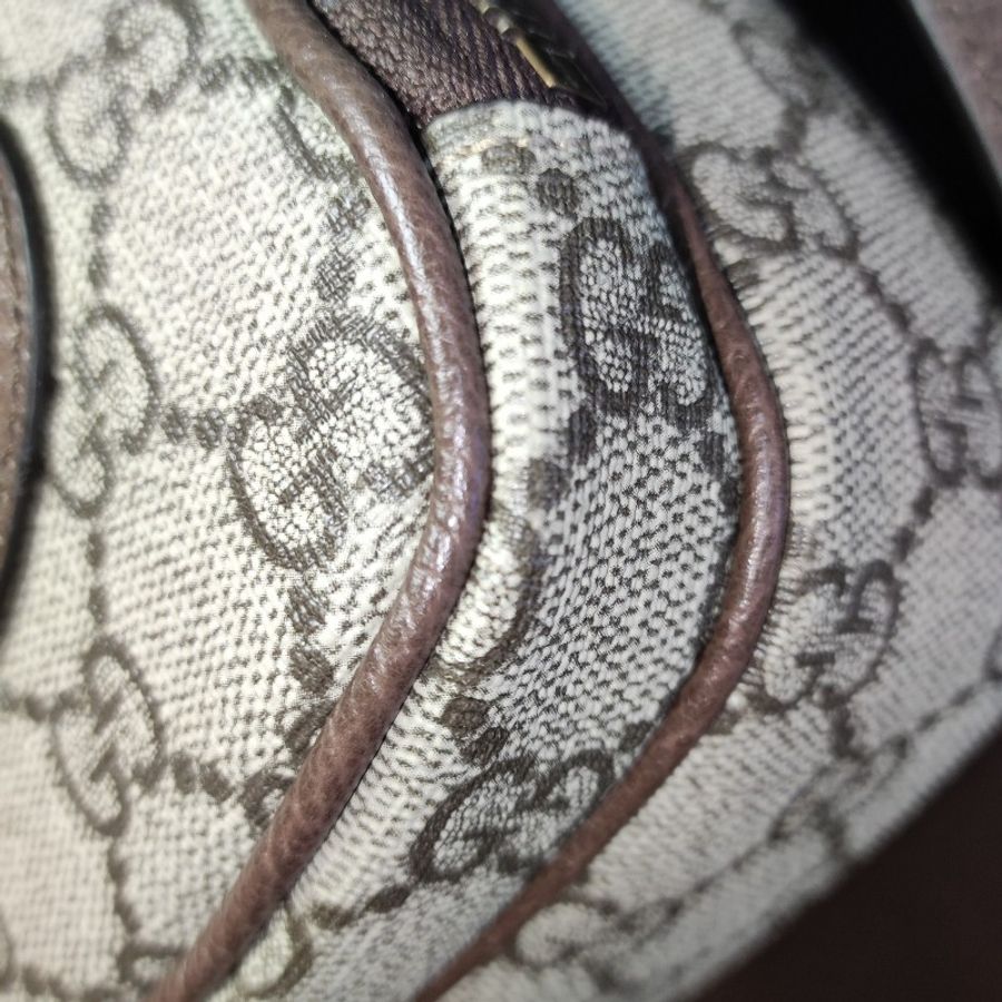 GUCCI 經典Neo Vintage系列Supreme帆布虎頭相機包/手提/斜背包(迷你)大全配💯-7
