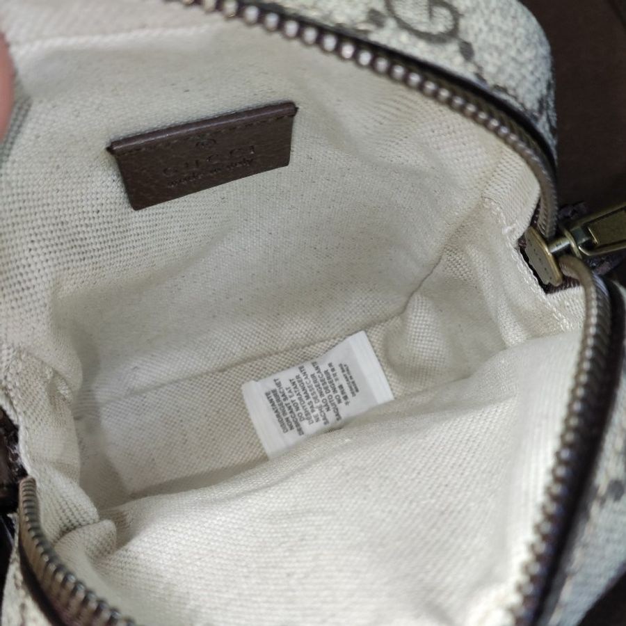 GUCCI 經典Neo Vintage系列Supreme帆布虎頭相機包/手提/斜背包(迷你)大全配💯-8