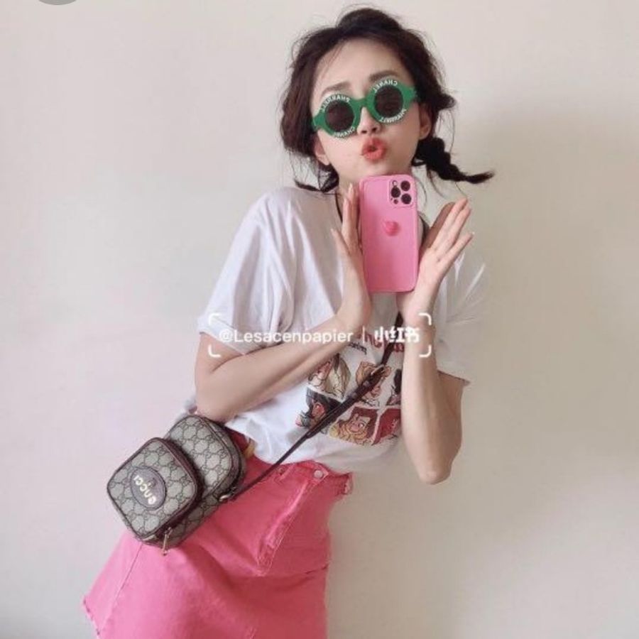GUCCI 經典Neo Vintage系列Supreme帆布虎頭相機包/手提/斜背包(迷你)大全配💯-1