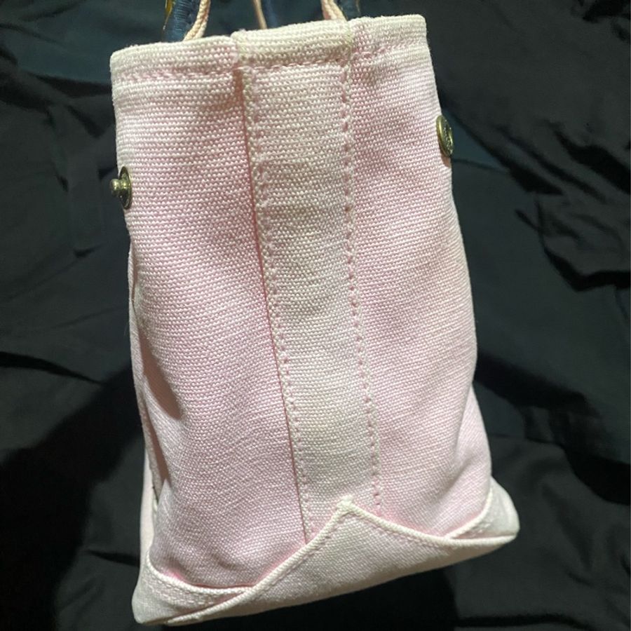 Polo Ralph Lauren戰馬櫻花粉皮質手提托特包-6