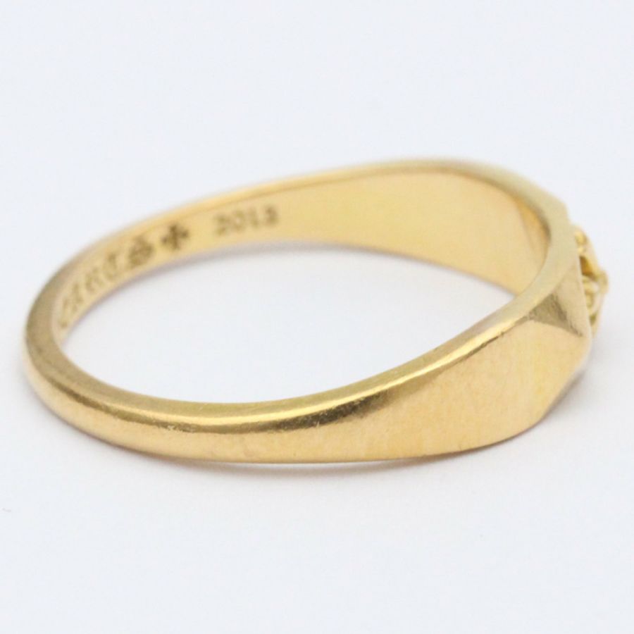 【日本直送】Chrome Hearts 泡泡糖戒指黃金 (22K) 時尚無寶石戒指黃金-3