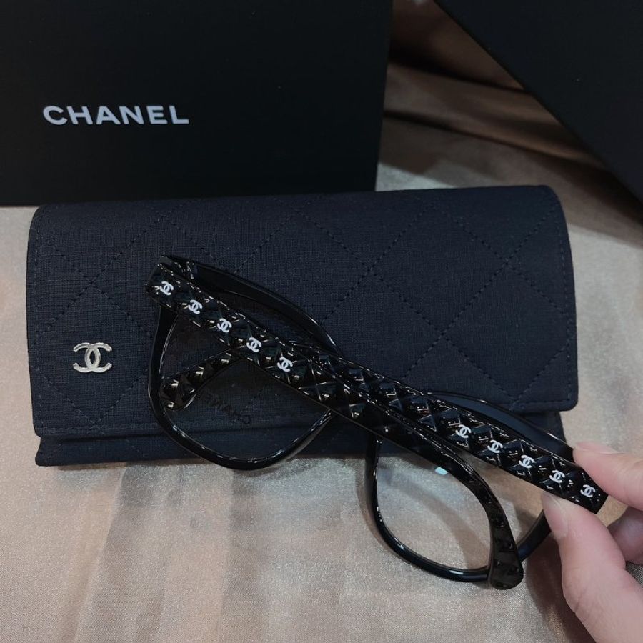 【預購】麗睛眼鏡Chanel【可刷卡分期】香奈兒 CH3442 黑白色 光學眼鏡 精品眼鏡 小香眼鏡 香奈兒熱賣款 小香-8
