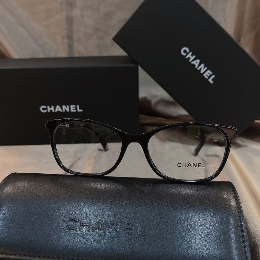 【現貨】麗睛眼鏡Chanel【可刷卡分期】香奈兒 CH3414 光學眼鏡 太陽眼鏡 精品眼鏡 明星同款 小香眼鏡 熱賣款-9