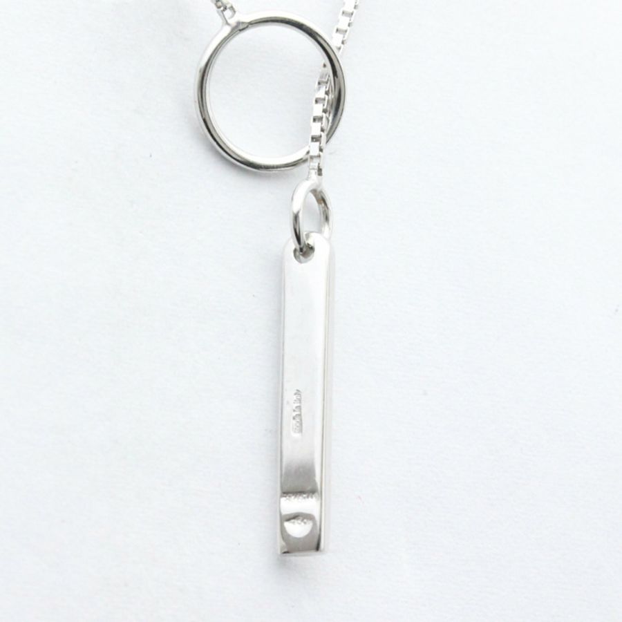 【日本直送】拋光 GUCCI 套索項鍊 18K 白金 WG 吊墜 BF558775-4