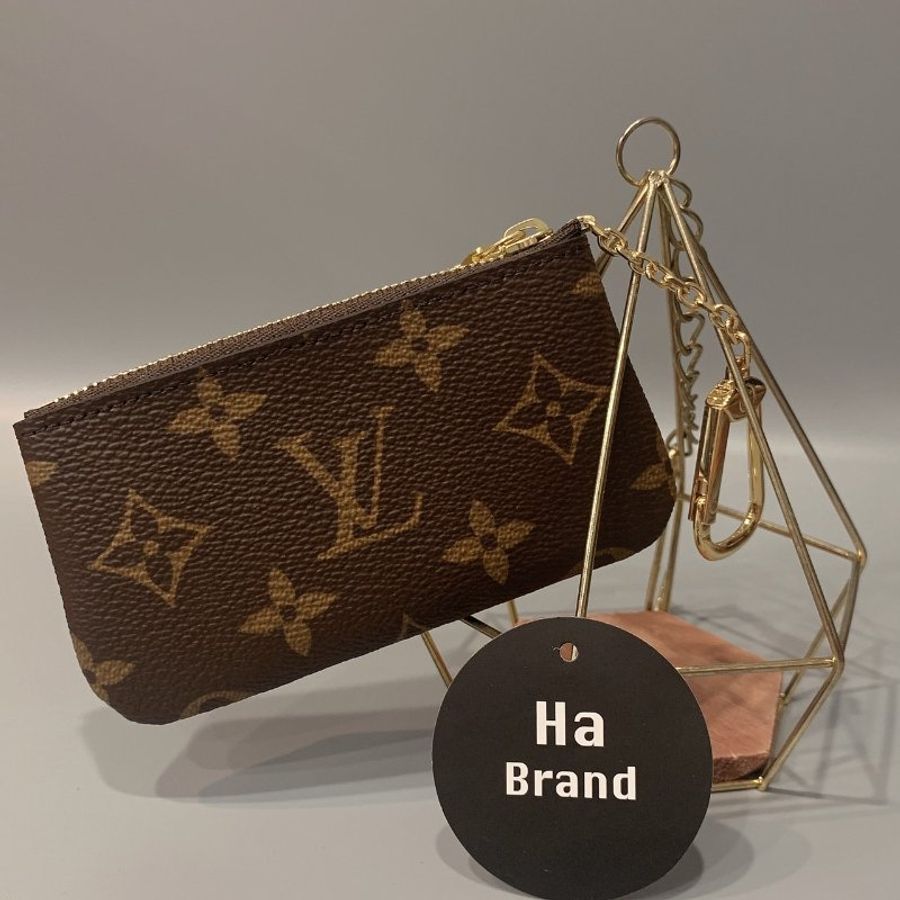 全新品Louis Vuitton LV 老花字紋 鑰匙零錢包/鑰匙包/卡片包-0