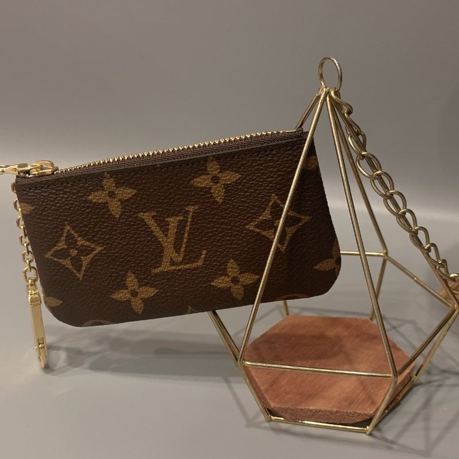 全新品Louis Vuitton LV 老花字紋 鑰匙零錢包/鑰匙包/卡片包-1